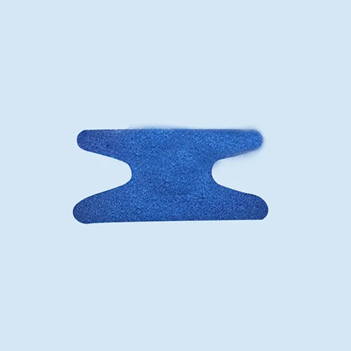 Blue metal detectable wound dressing elastic cloth/76x38mm  disposable