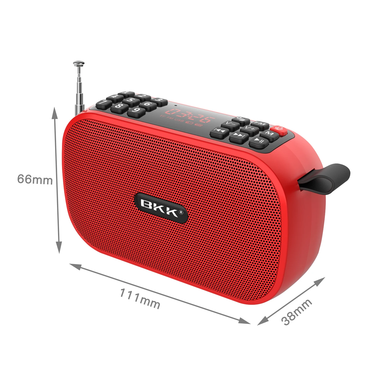 High Sound Quality Retro Style olive Shape FM Radio Bluetooth Speaker with TF Card Digital song Bluetooth Player