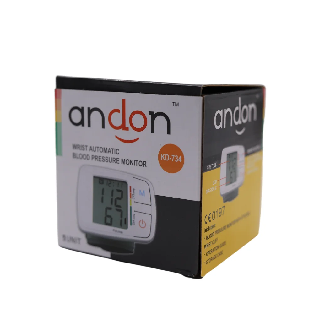 Portable Wrist Digital Tensiometro Blood Pressure Watch Sphygmomanometer for Home Use