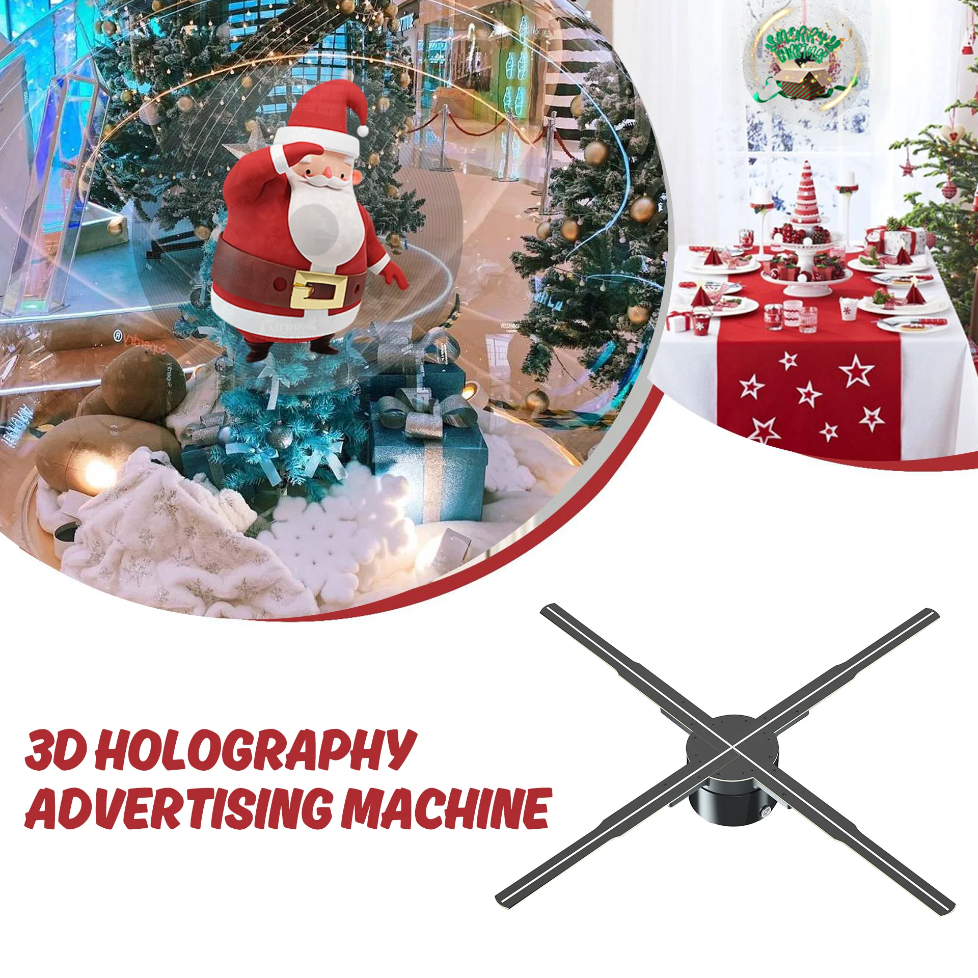 Y-52cm голографический 3D-проектор светодиодный вентилятор с 4 лезвиями картографический голографического оборудования