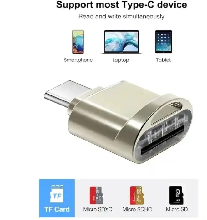 Android  for i-phone TF card reader metal usb3.0 high speed tachograph OTG store photo memory