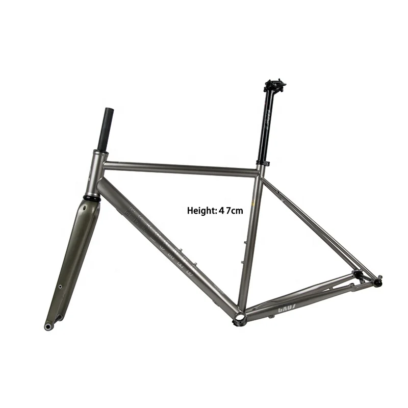 56cm Size High Quality Fast Delivery Steel Gravel Bike Frame 700C Wheelset 40MM Light Weight Bicycle Frame Gravel