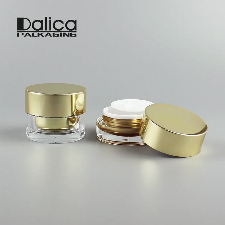 
New Products Skin Care Face Cream Container Round Acrylic Cream Jar 10g 