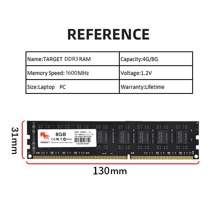 Высококачественная оперативная память DDR3 для настольного ПК