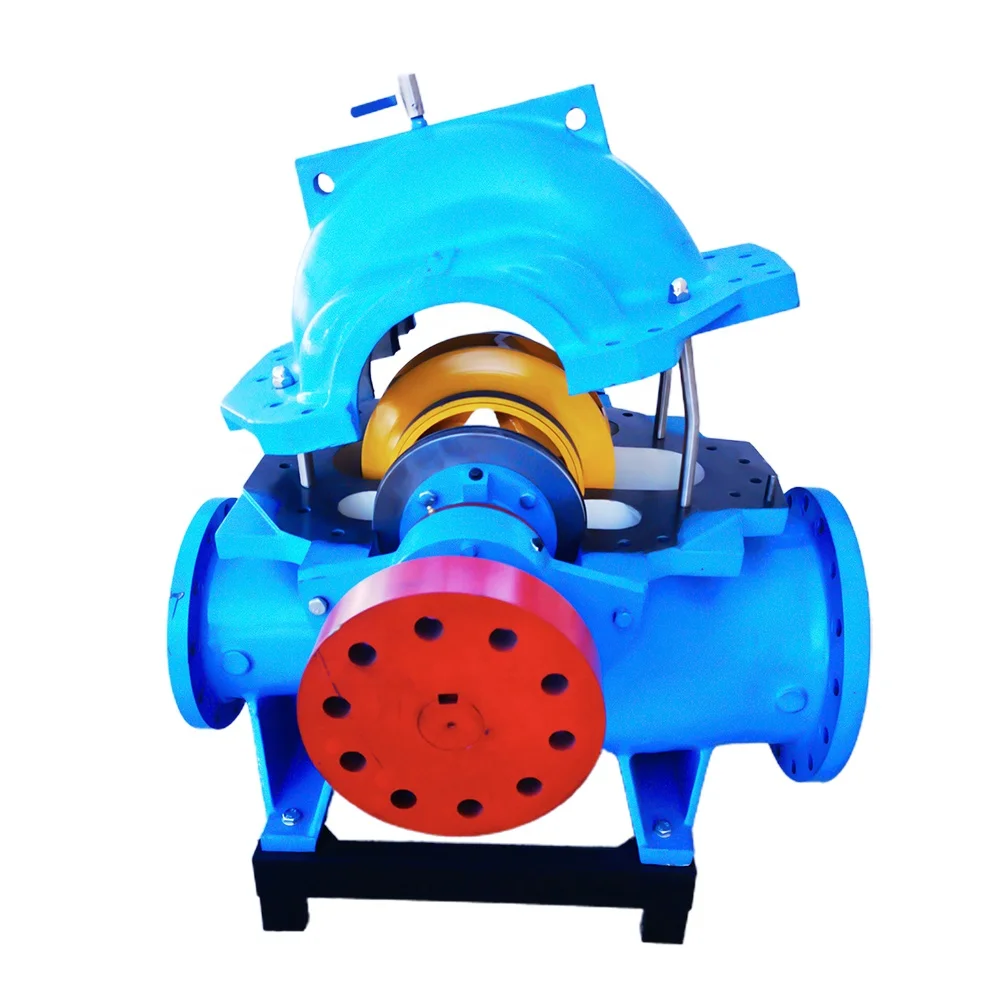 20 inch double suction high flow rate 75hp split case horizontal centrifugal water pump