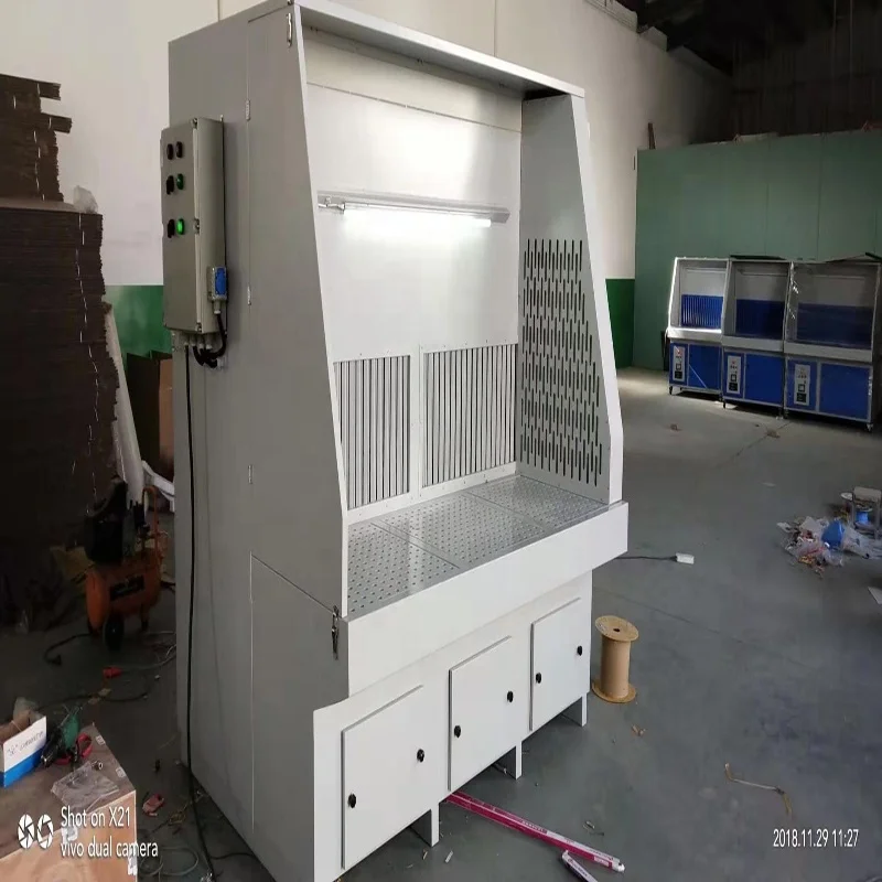 Grinding and dedusting table welding grinding worktable