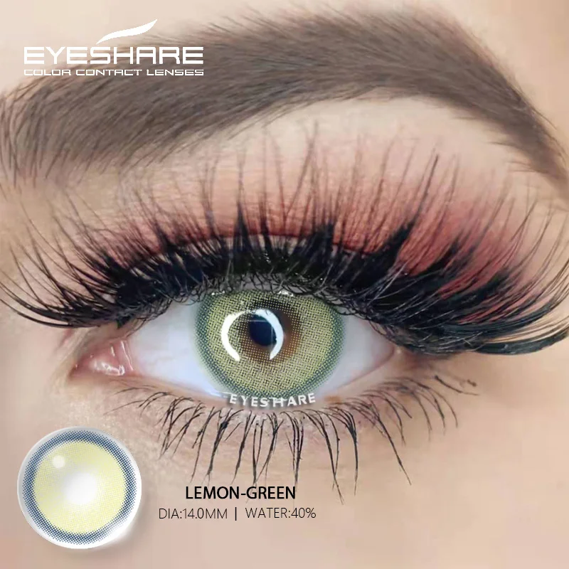 EYESHARE Eyewear  Free Shipping Sample Contact Lenses Colored Contact Lens Natural 3-tone Prescription Eye Color Contacts Lens