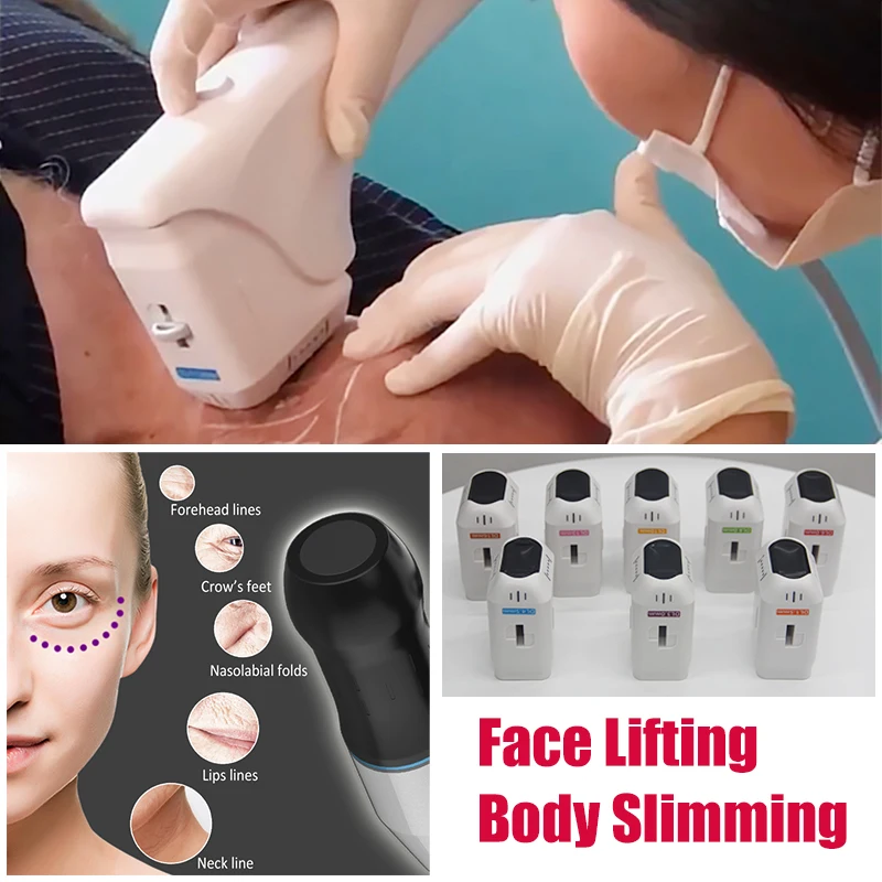 3D 4D Hifu Machine For Salon Clinic 11 Lines V-Max Hifu Eye Facial Skin Tighten And Lift 3 In 1 5D Hifu Medical CE