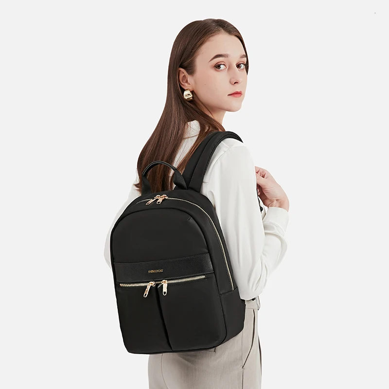 Custom Logo Durable Business Travel Waterproof Black Women Laptop Backpack Cheap 13.3/14/15.6 Inch Student Laptop Backpack