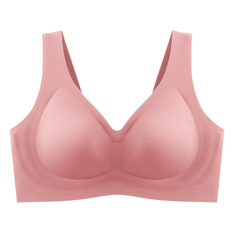 Wholesale acceptance of custom beautiful back without steel ring deep V padded bras