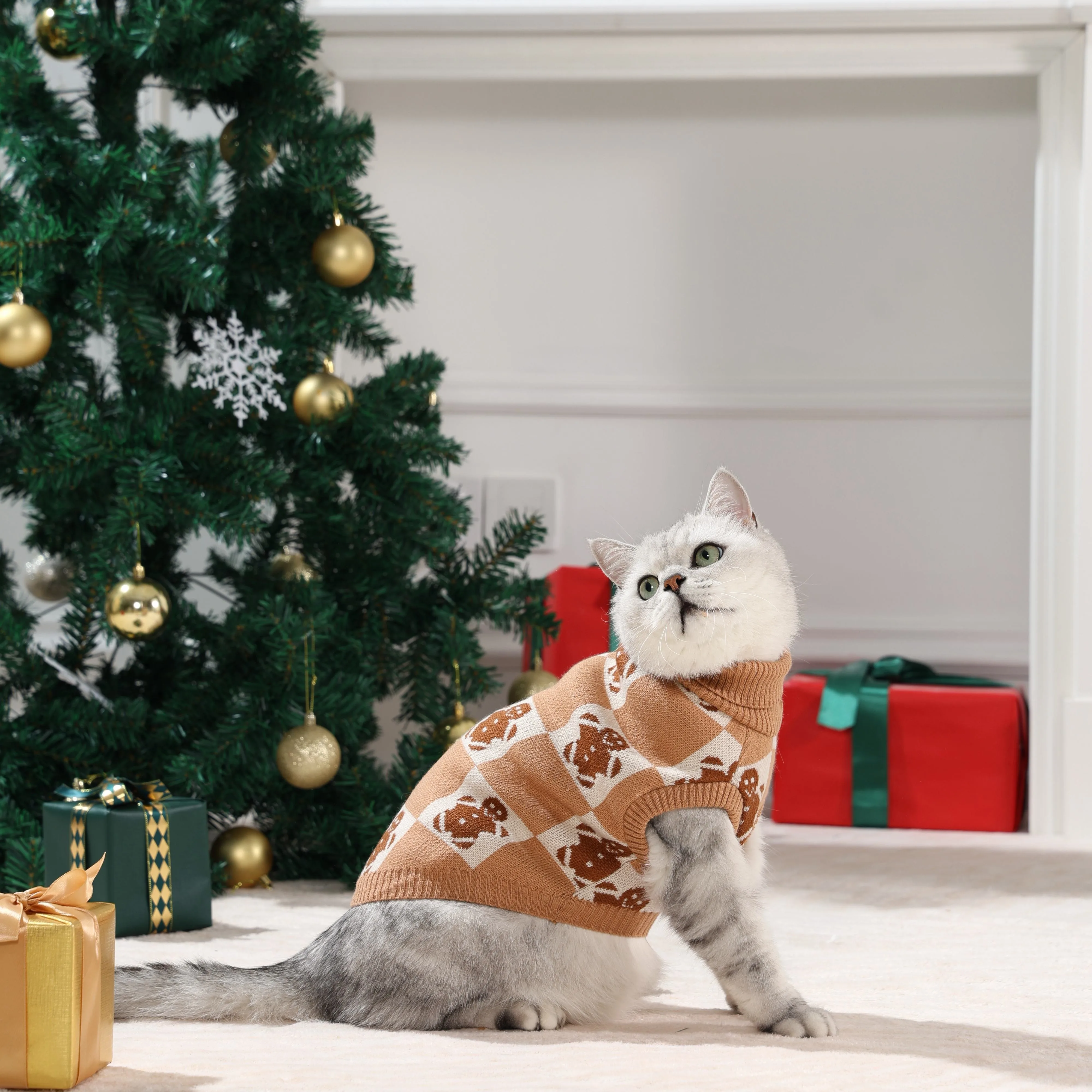 Pet Custom Selling Best OEM ODM Christmas Dog Sweaters Halloween Dog Holiday Sweaters Clothes