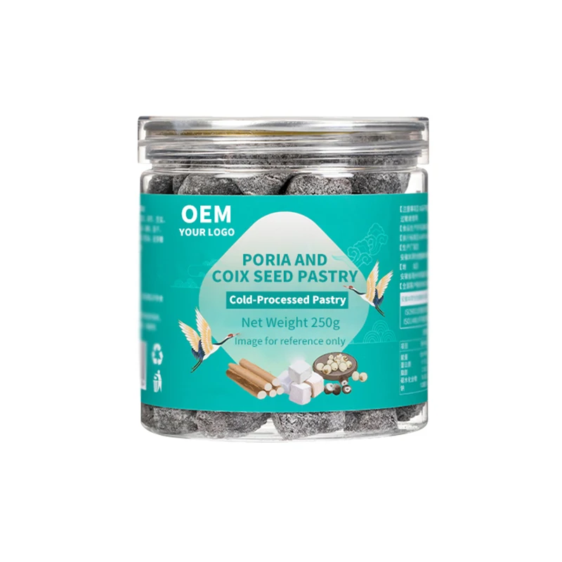 OEM Poria and Coix Seed Pastry Remove Dampness Lose weight Ancient Methods Authentic Ingredients Yummy Cold-Processed Pastry