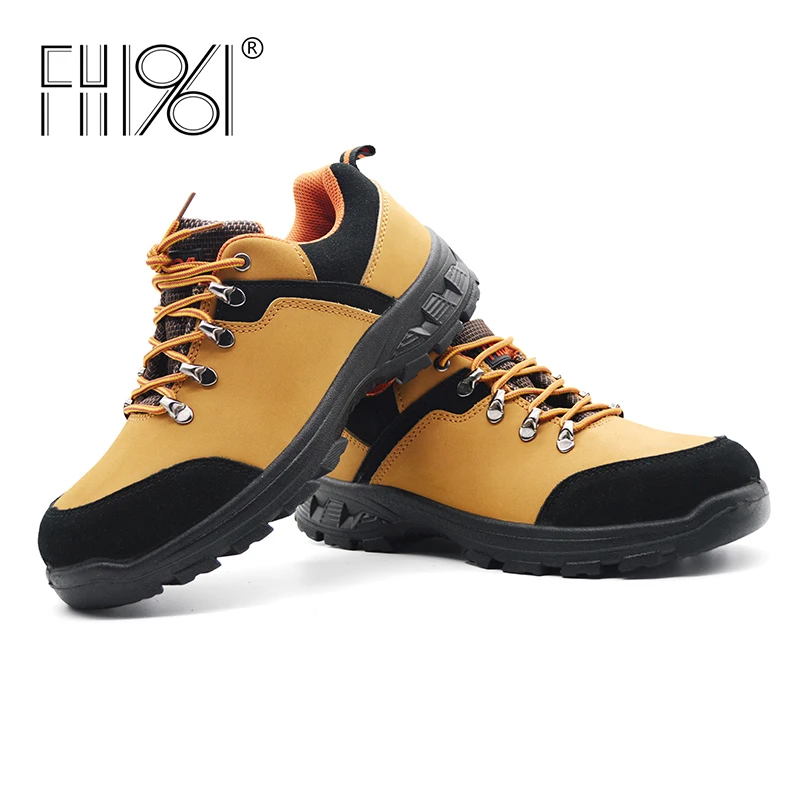 FH1961 High-Performance non-slip Safety Shoes  for Active Jobs Steel Toe Oil Resistant Sole