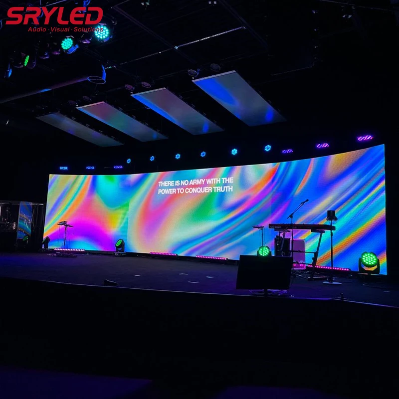 SMD GOB 2.6mm Event Churh Indoor Dustproof LED Module Screen Display Price Anti Collision LED Video Display Wall For Stage Bar