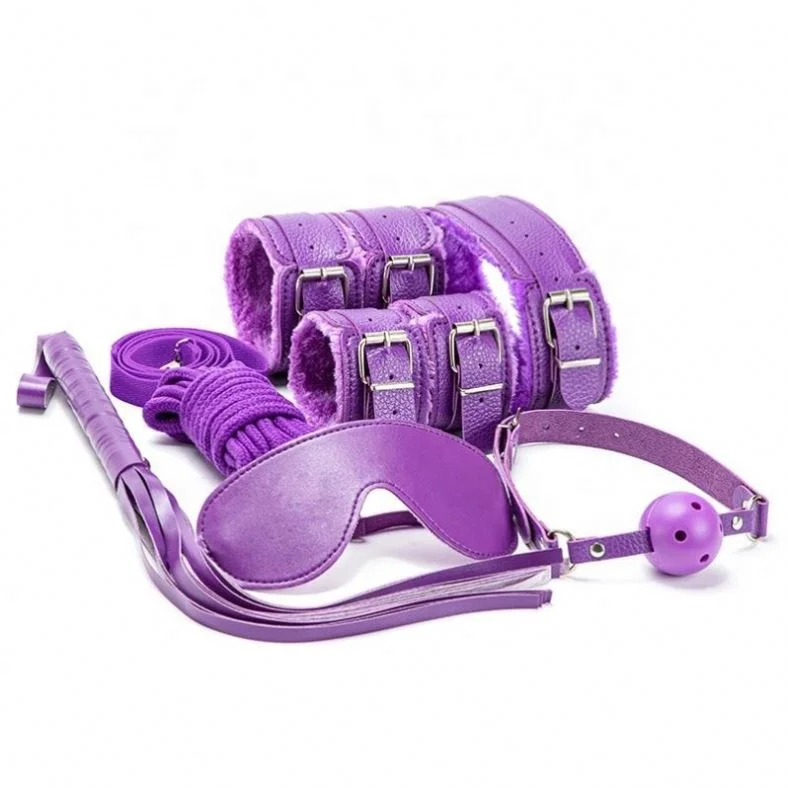 BDSM Kits Adults Sex Toys For Women Men Handcuffs Nipple Clamps Whip Spanking Sex Metal Anal Plug Vibrator Butt Bdsm Bondage Set