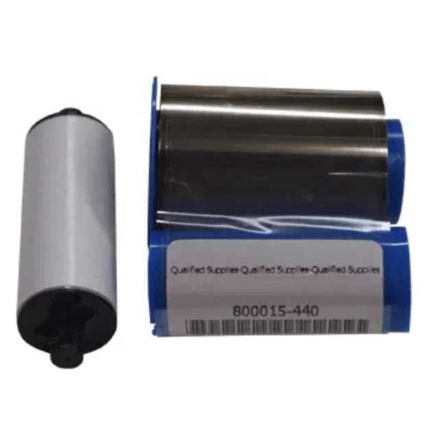 Original Color Ribbon Zebra 800015-440 YMCKO Ribbon For Zebra Card Printer Zebra P330i Card Printer