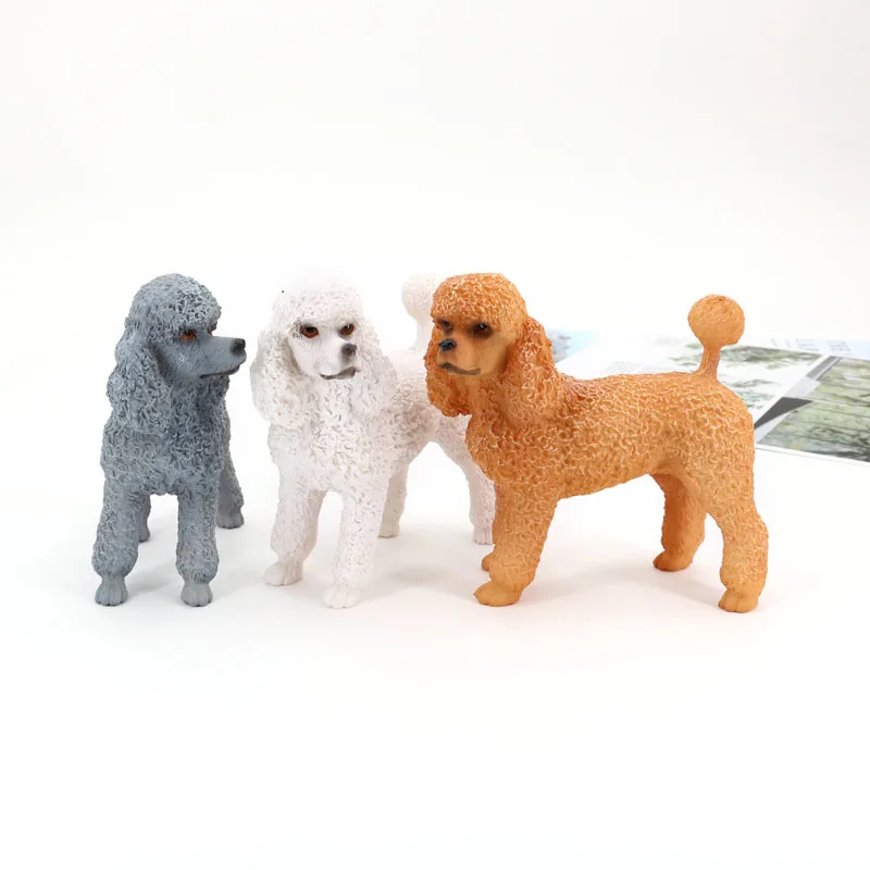 Wholesale Solid PVC Simulation Statue Model Animal Figures Dog Figures Animal Figurines Toys
