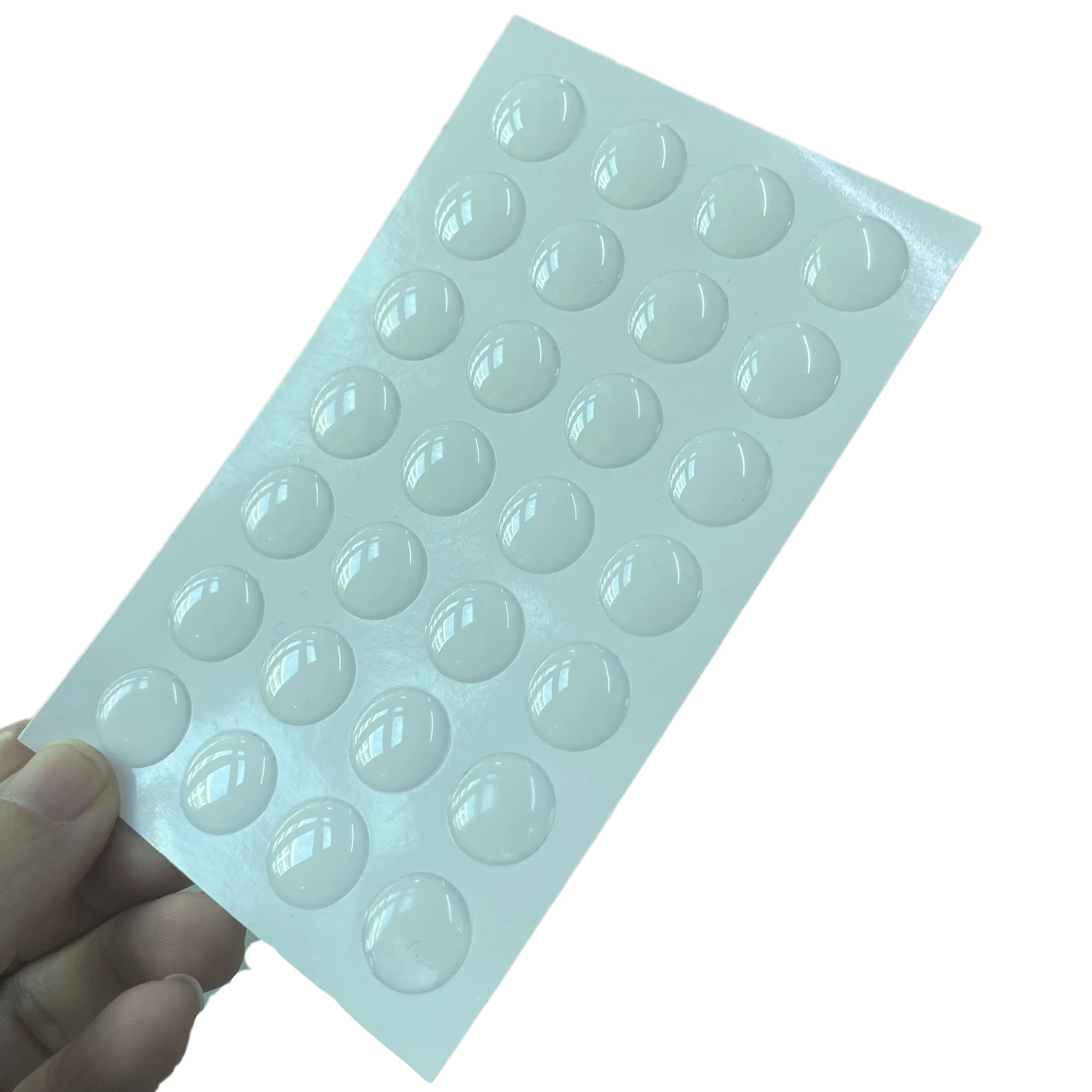 Fashion Label Design Removable Clear Domed  Epoxy Sticker Label