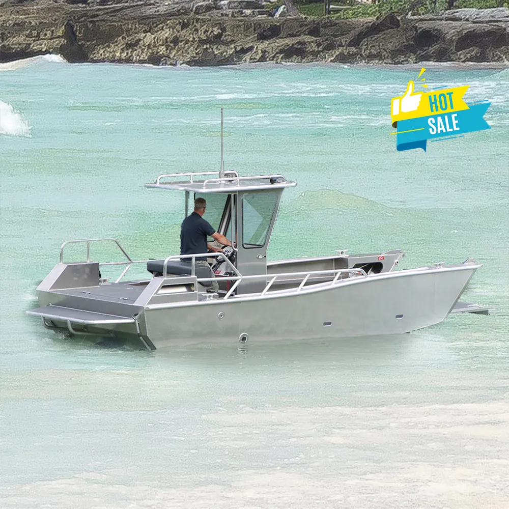 9m offshore fishing vessel aluminium landing craft Aluminum working boats for cargo transport