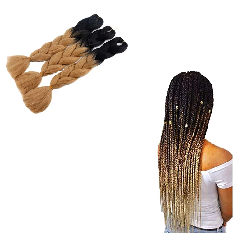 synthetic braiding hair Expression private label jumbo braiding hair curly jumbo Crochet Hair Braids