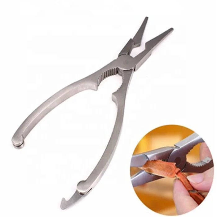 Professional seafood tools stainless steel seafood scissors cracker