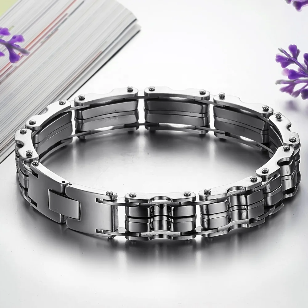 Retro Jewelry Punk Style Stainless Steel Infinite Vintage Boys Bracelet Design