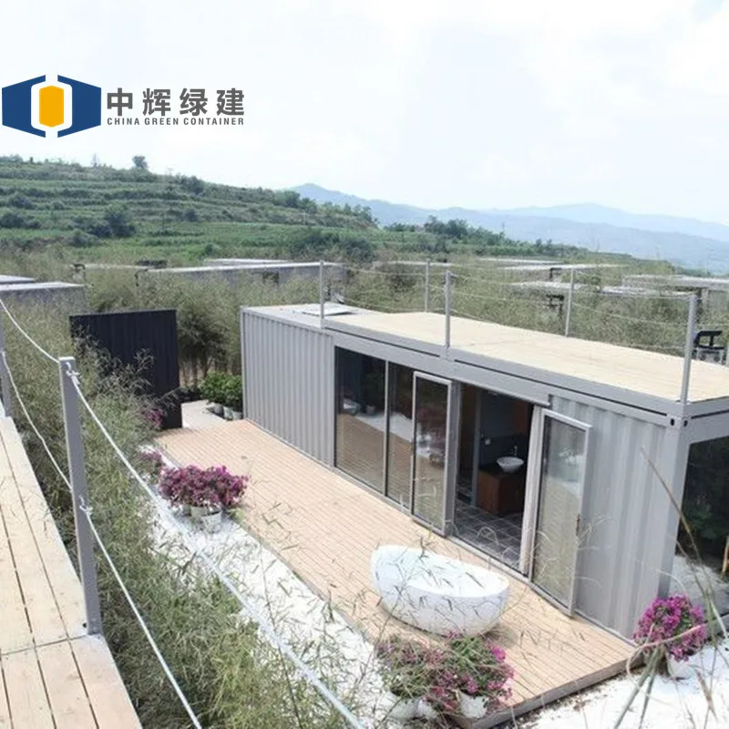 CGCH Rapid Assembly Of Prefab And Custom Hotel Or Office Container House Tiny Houses Mobile Wheels Projects