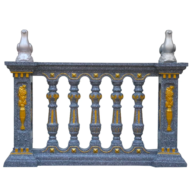 Casting in place height 92cm concrete railing mold for balcony fence