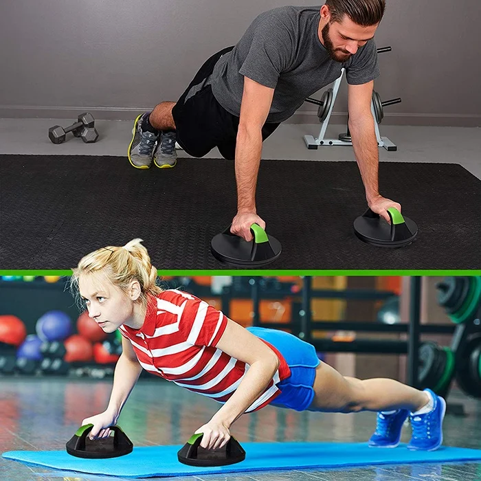 
Push up bars and 3 different size Hip circle bands muscle training 