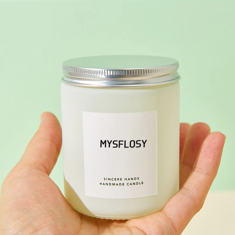 Empty 250ml Amber Matte Black Color Glass Candle Jars Luxury For Candles With Aluminum Lid