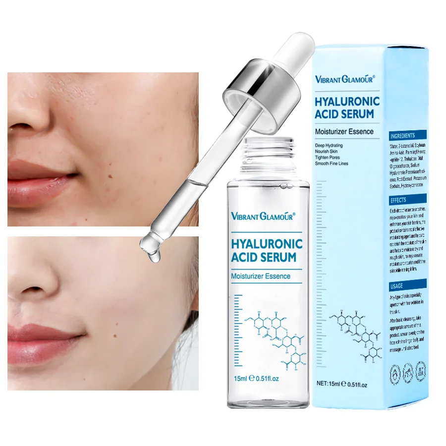 OEM Hyaluronic acid Serum is suitable for all skin hydrating, moisturizing, firming and anti-wrinkle faces