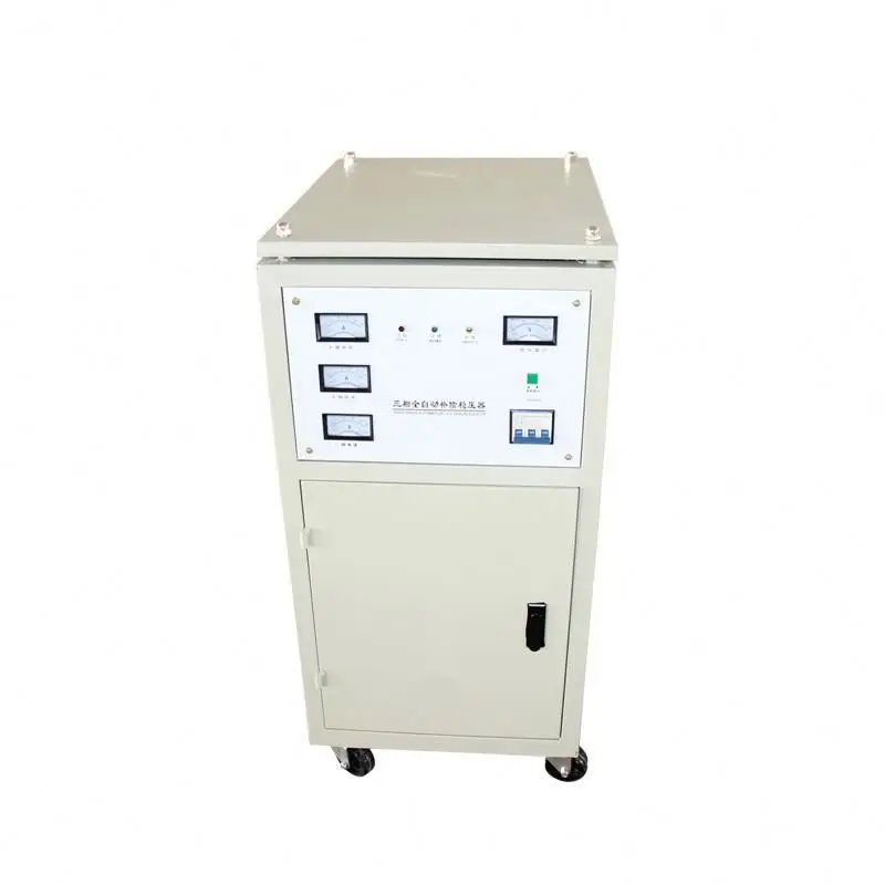 Трехфазный автоматический стабилизатор мощности 30 кВА регулятор напряжения старого типа