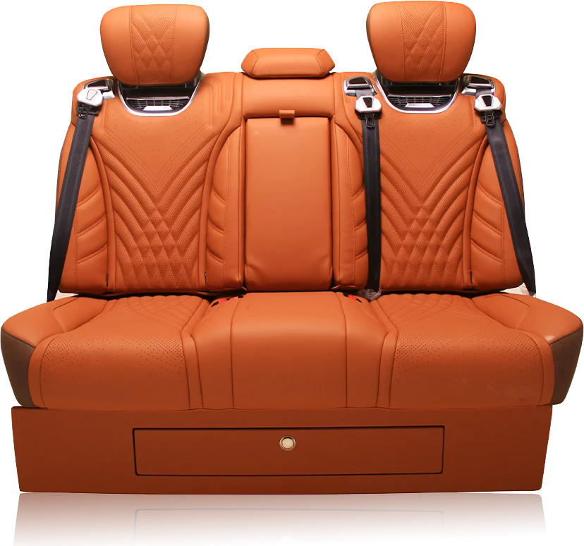 Luxury Electric recliner Van rear Back Seats VIP Conversion Camper Van bed seat for Vito V class Sprinter Car Swivel Seat to Bed