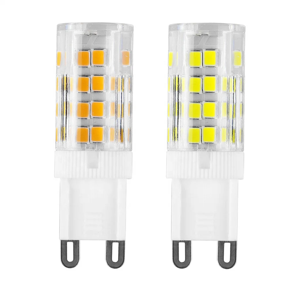 Светодиодная лампа с цоколем g9, 3,5 Вт, 51 шт., 2835smd110-130V, 220-240 В, 16x50 мм, 3000k, 4000k, 6000k, ce rohs