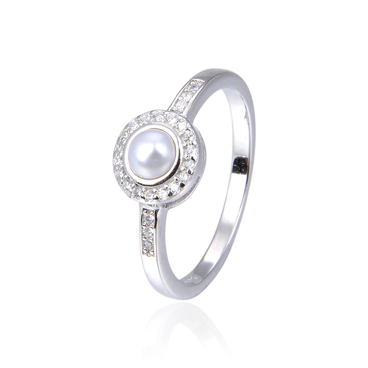 New Design 925 Sterling Silver Freshwater Pearl Finger Pearl Ring Designs jewelry