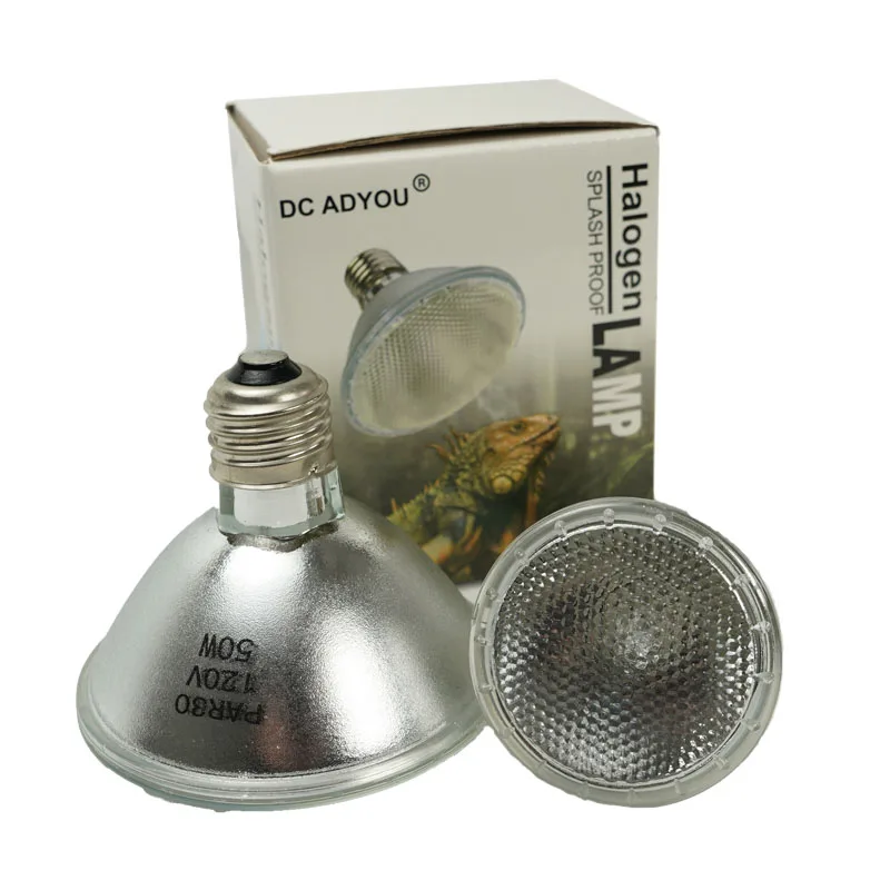 hot sale reptile UVB lamp splash proof halogen lamp