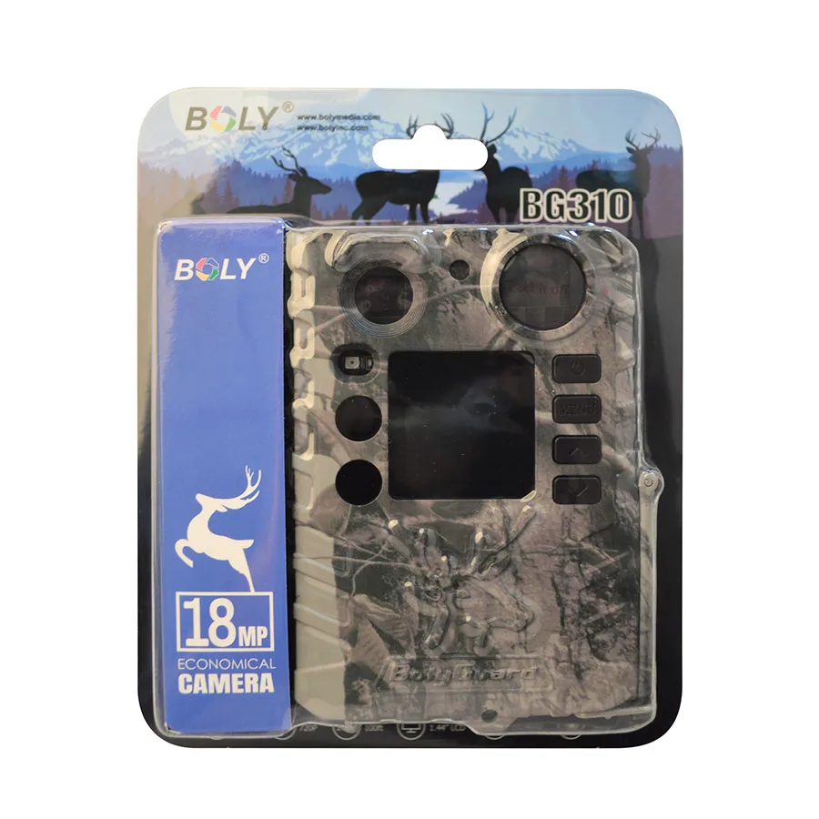 Boly 18MP 720P Invisible IR 940nm LED Hunting Cameras Compact Mini Trail Camera Black IR Invisible Night Vision Scouting Cameras