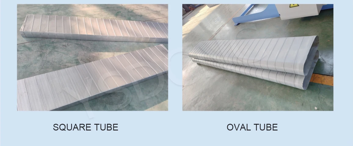 Round Duct Forming Machine Ventilation Air Condition Oval Shaped Duct Making Machine