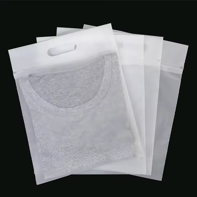 Custom Cpe Shopping Gift Underwear Sock Bag Plastic Packaging Stick Bone Travel Storage Belt Logo Clothing Bag