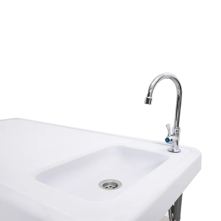 Portable Outdoor Camping Kitchen with Sink Mobile Folding Table for Cleaning