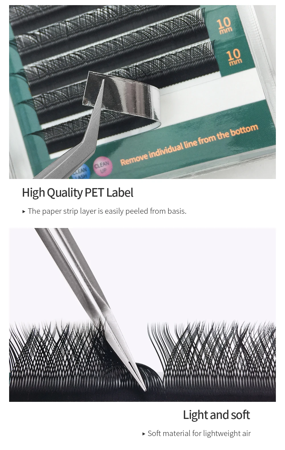 YY LASH Y shape eyelash extensions 0.07 Easy fanning Premade Volume lash  lashes Faux mink 12 rows mesh makeup