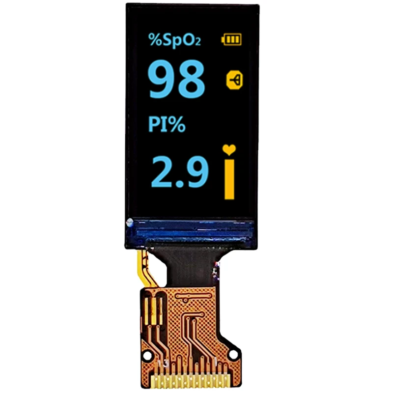 The manufacturer supplies 1.08 inch TFT LCD 129 * 220 resolution SPI interface medical wearable device display module LCM