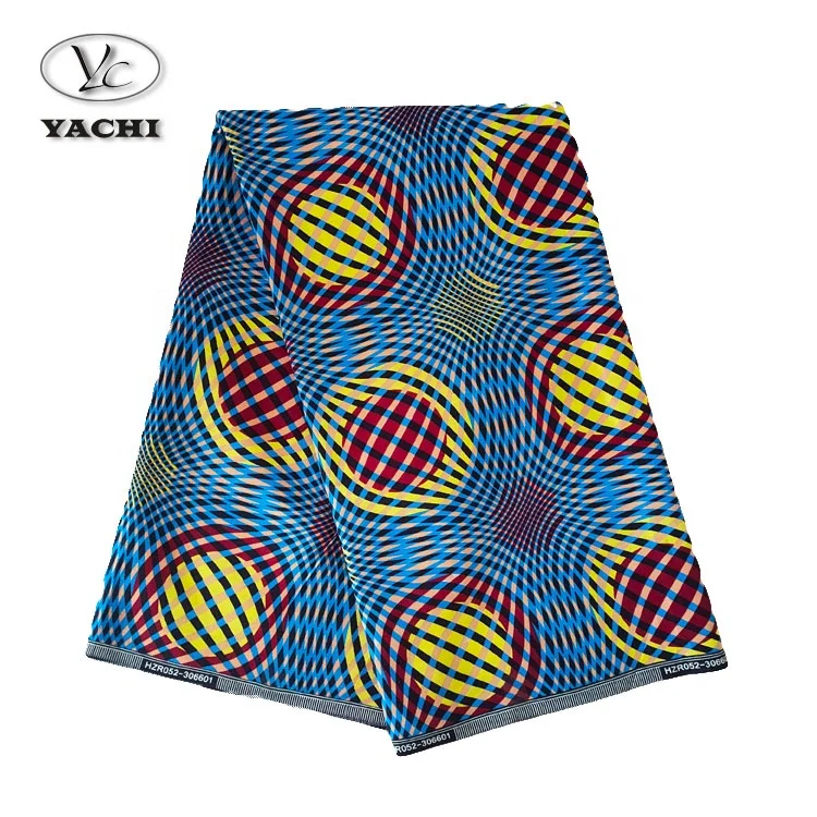 High Quality 100% Cotton African Wax Print 6 Yards Fabrics Textiles African Wax