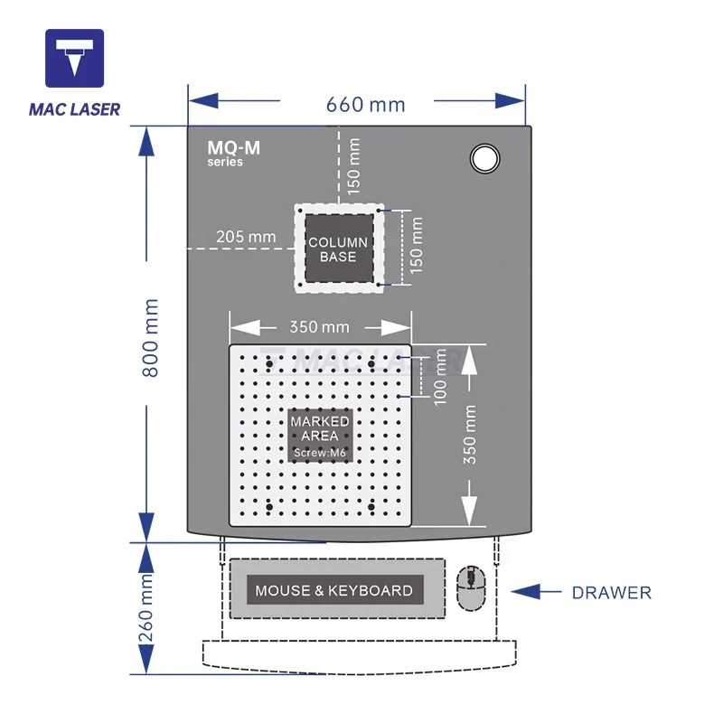 MQ-M DXT laser / Maiman laser 3w/5w/8w/10w/15w/ 20w UV laser marking machine