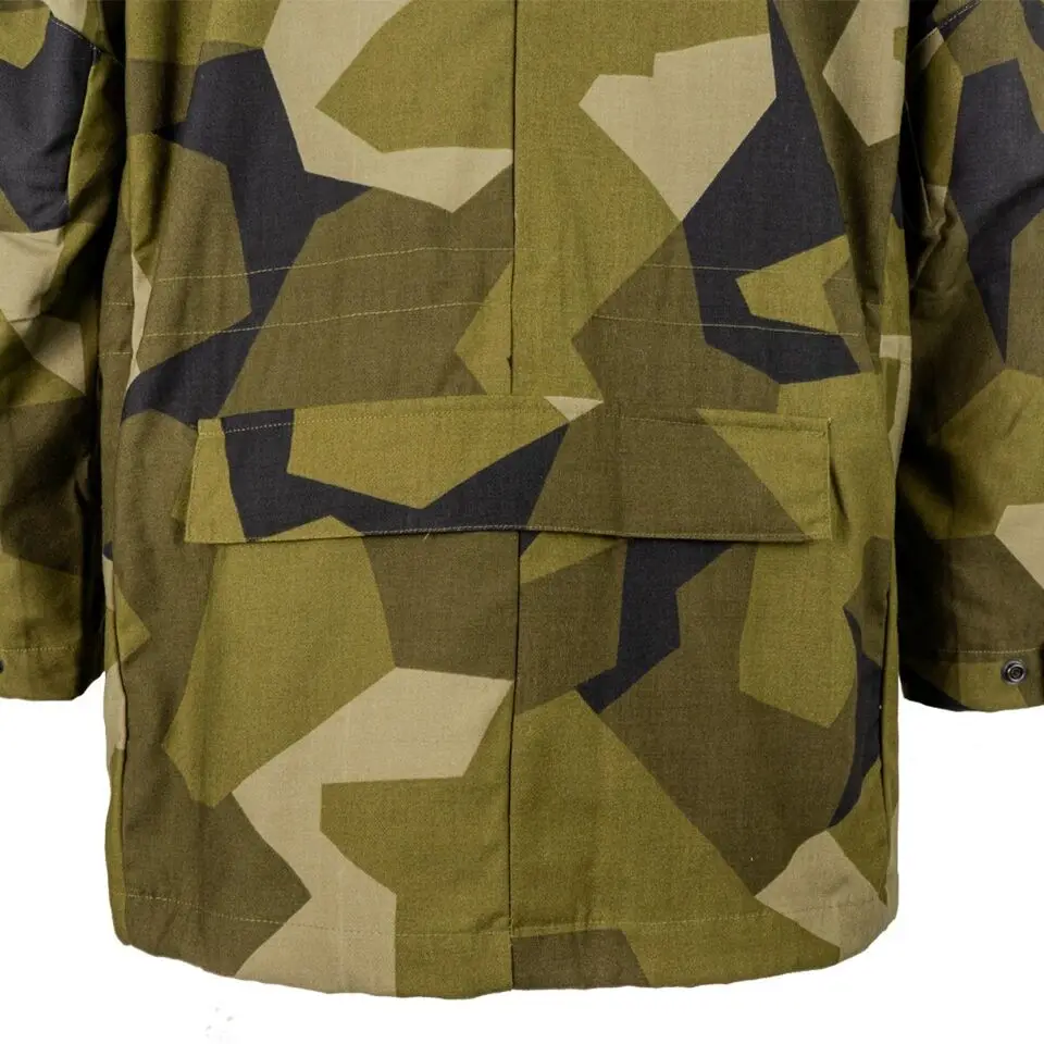 Mens Original Swedish tactical M90 Camouflage Lightweight Jacket Stage performance uniform Film and television props