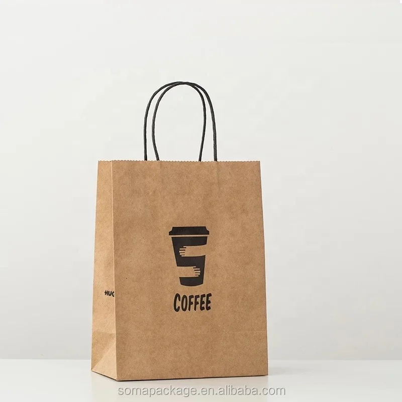 Factory sale Sona Package kraft coffee bag high quality custom kraft paper bag OEM customized logo printed bag kraft