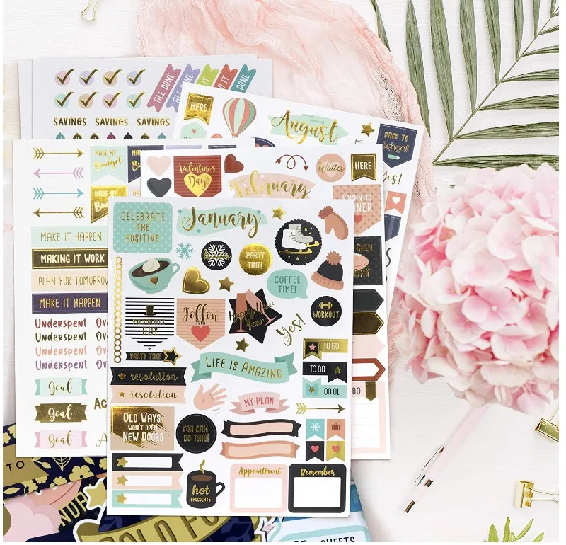 Planner Stickers Paper Stickers for Monthly Plan