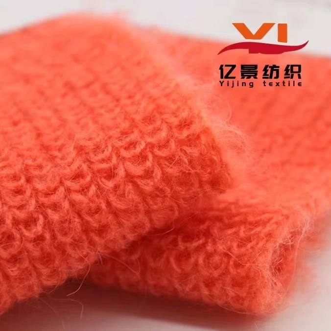 1/5.8NM micro-elastic wool mohair autumn and winter blended yarn 73% acrylic 14% nylon 10% wool 3% spandex