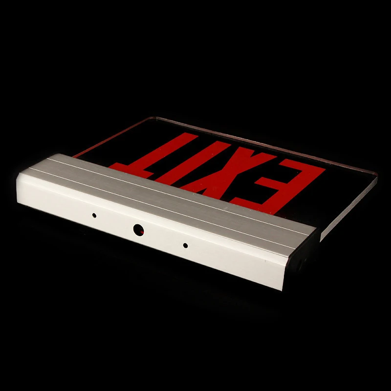 Emergency Fire Exit Light Box Emergency Exit Evacuation Instruction Can Be Customized Red And Green