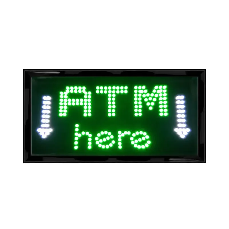 Custom High Bright ATM Sign Led Light Sign